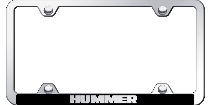 Hummer Wide Body ABS Frame - Laser Etched Mirrored