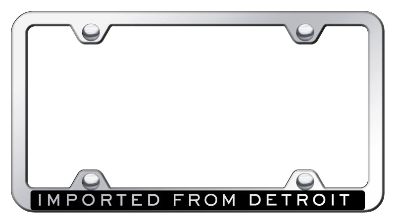 Imported From Detroit Wide Body ABS Frame - Etched Mirrored