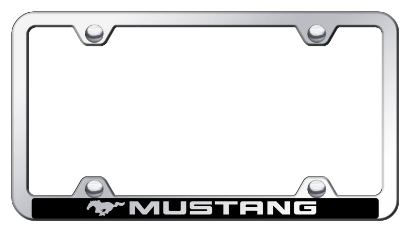 Mustang Wide Body ABS Frame - Laser Etched Mirrored