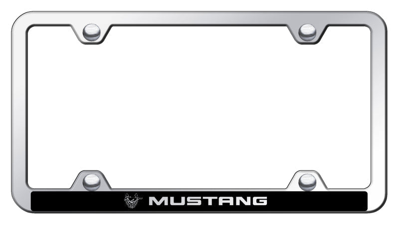 Mustang 45th Anniversary Wide ABS Frame - Etched Mirrored