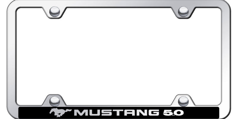 Mustang 5.0 Wide Body ABS Frame - Laser Etched Mirrored