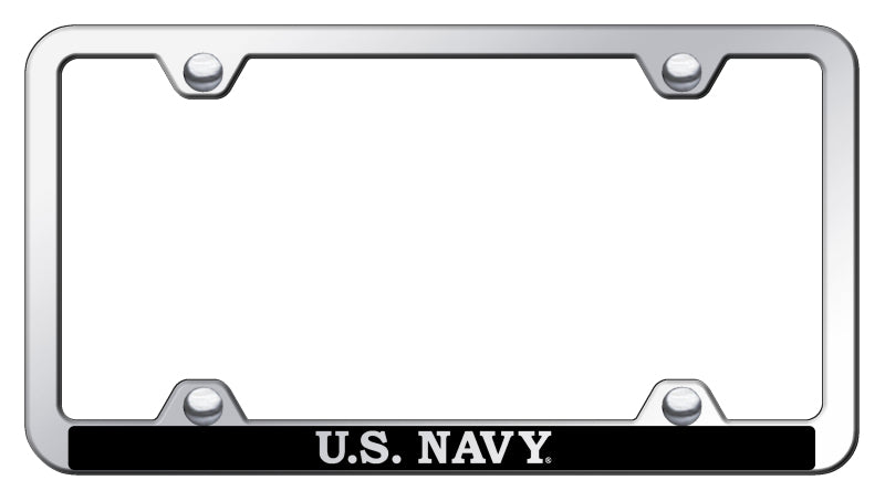 U.S. Navy Wide Body ABS Frame - Laser Etched Mirrored