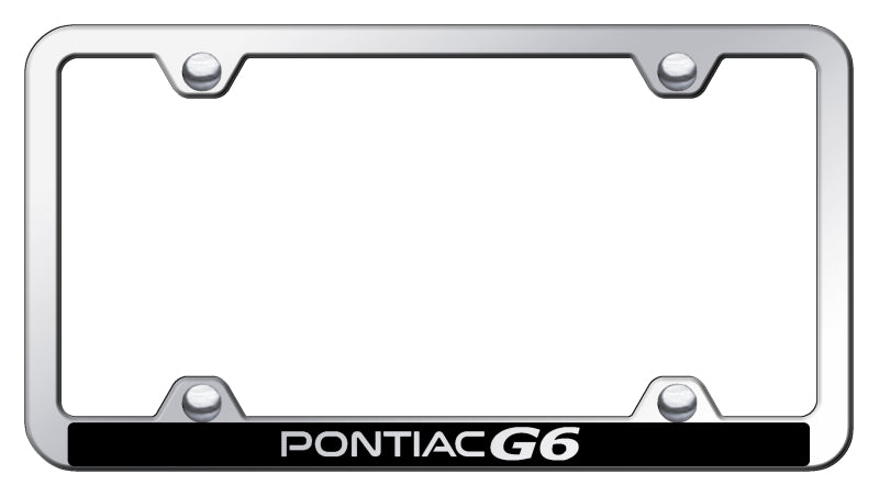 Pontiac G6 Wide Body ABS Frame - Laser Etched Mirrored