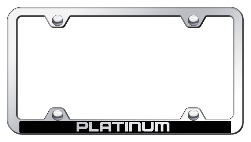 Platinum Wide Body ABS Frame - Laser Etched Mirrored