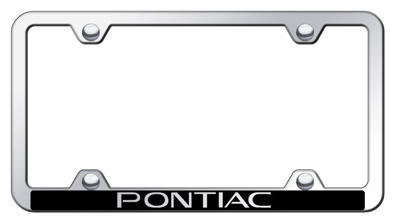 Pontiac Wide Body ABS Frame - Laser Etched Mirrored