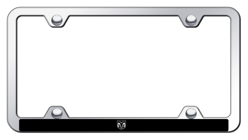 Ram Head Wide Body ABS Frame - Laser Etched Mirrored