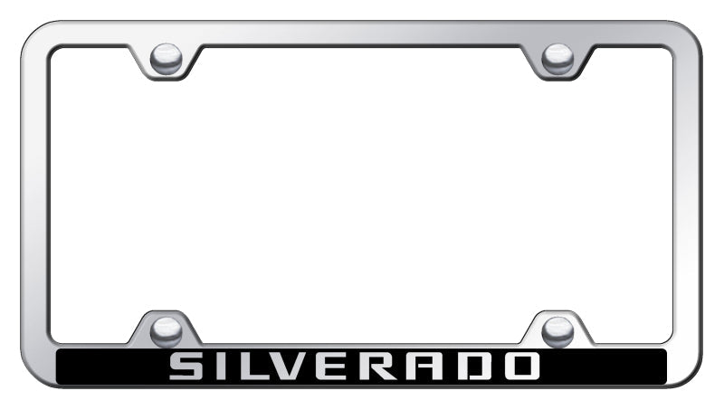 Silverado Wide Body ABS Frame - Laser Etched Mirrored