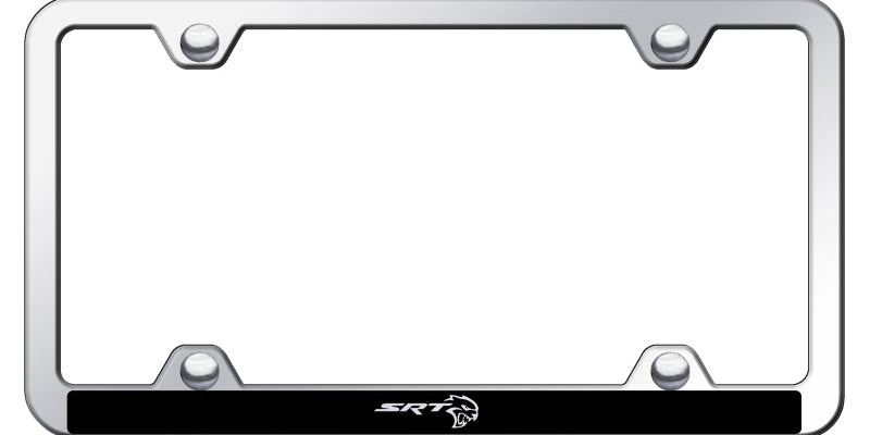 SRT Hellcat Wide Body ABS Frame - Laser Etched Mirrored