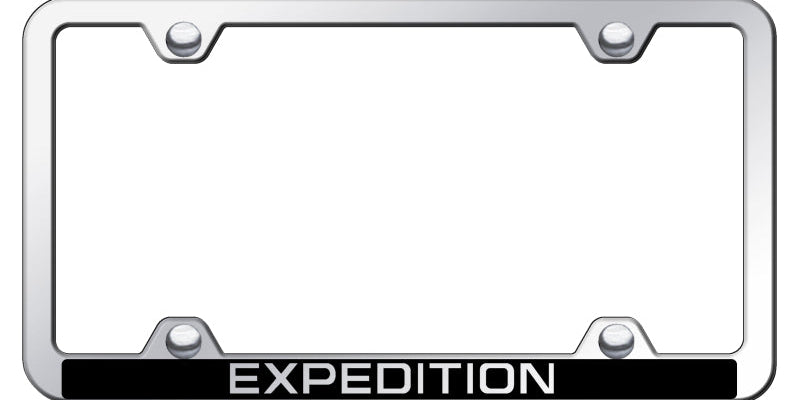 Expedition Wide Body ABS Frame - Laser Etched Mirrored