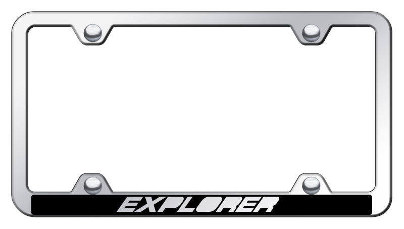 Explorer Frame Ford Explorer Wide Body ABS Frame - Laser Etched Mirrored – StateofNine ...