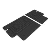 All-Weather Custom-Fit Floor Mats for Chevrolet Equinox 2018-2024 with Non-Slip Backing - Black - Seatback Protector