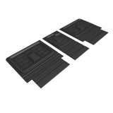 All-Weather Custom-Fit Floor Mats for Lexus Rx 2023-2025 with Non-Slip Backing - Black - Seatback Protector