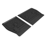 All-Weather Custom-Fit Floor Mats for Lexus Tx 2024-2025 with Non-Slip Backing - Black - Seatback Protector