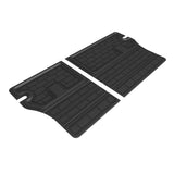 All-Weather Custom-Fit Floor Mats for Subaru Forester 2019-2024 with Non-Slip Backing - Black - Seatback Protector