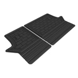 All-Weather Custom-Fit Floor Mats for Toyota Rav4 2019-2024 with Non-Slip Backing - Black - Seatback Protector