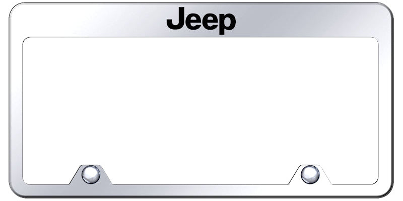 Jeep Steel Truck Frame - Laser Etched Mirrored