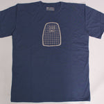 Retro T-Shirt Steel Blue