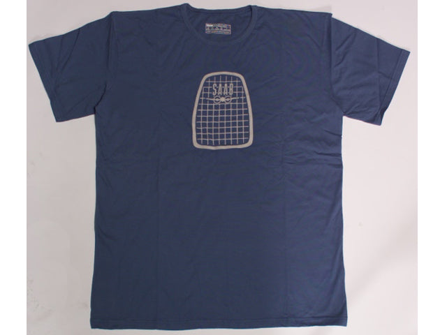 Retro T-Shirt Steel Blue