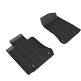 All-Weather Custom-Fit Floor Mats for Mercedes-Benz Glc-Class (X205) 2016-2021 with Non-Slip Backing - Black - 1st Row