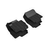 All-Weather Custom-Fit Floor Mats for Mercedes-Benz Gle-Class / Gls-Class 2020-2024 with Non-Slip Backing - Black - 1st Row