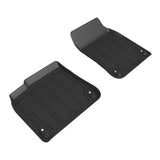 All-Weather Custom-Fit Floor Mats for Porsche Cayenne / Cayenne Coupe 2019-2025 with Non-Slip Backing - Black - 1st Row