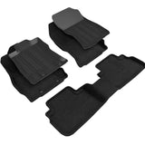 All-Weather Custom-Fit Floor Mats for Subaru Forester 2019-2024 with Non-Slip Backing - Black - 1st Row 2nd Row
