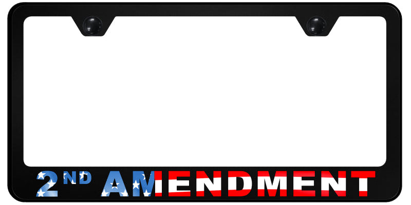 2nd Amendment PC Frame - UV Print on Black