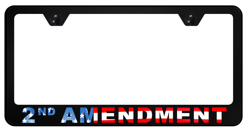 2nd Amendment PC Frame - UV Print on Black