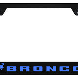 Bronco 2020 Blue PC Frame - UV Print on Black