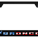 Bronco 2020 Flag PC Frame - UV Print on Black