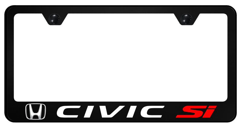 Civic SI PC Frame - UV Print on Black