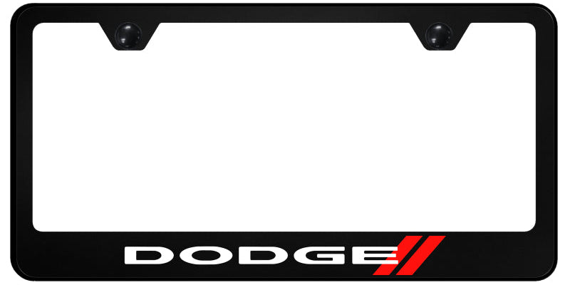 Dodge Stripe PC Frame - UV Print on Black