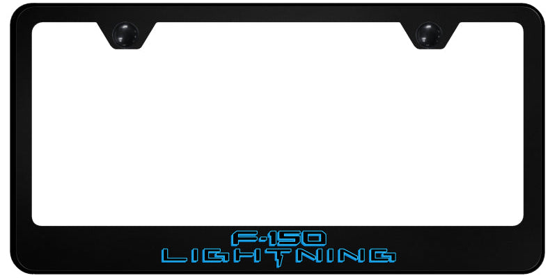 F-150 Lightning PC Frame - UV Print on Black