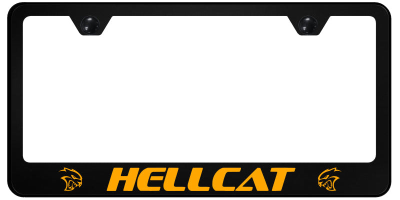 Hellcat Orange PC Frame - UV Print on Black