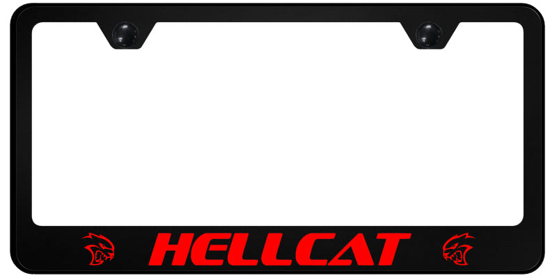 Hellcat Red PC Frame - UV Print on Black