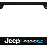 Jeep 4xe PC Frame - UV Print on Black