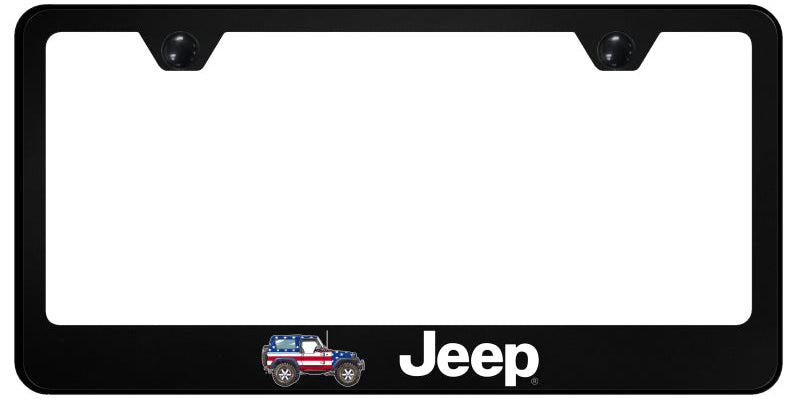 Jeep Flag PC Frame - UV Print on Black