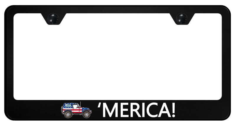 Jeep Merica PC Frame - UV Print on Black