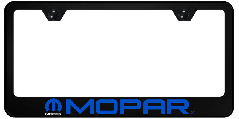 Mopar Name and Logo PC Frame - UV Print on Black