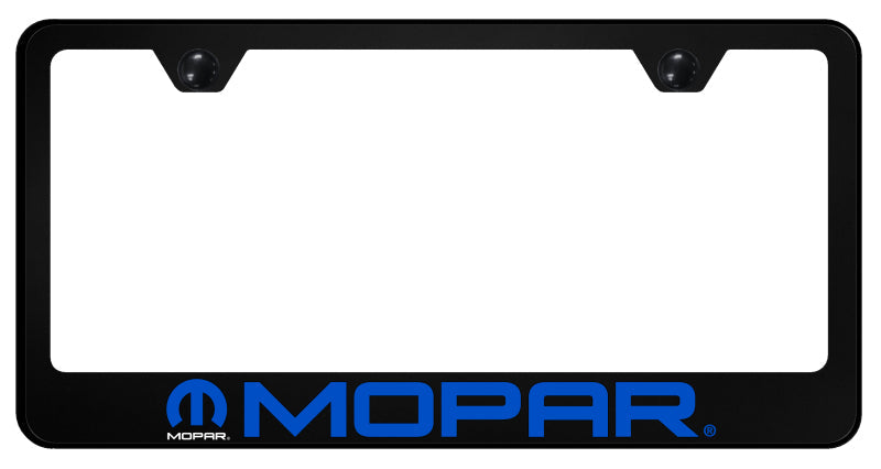 Mopar Name and Logo PC Frame - UV Print on Black