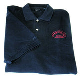 State of Nine Embroidered Navy Izod Golf Shirt