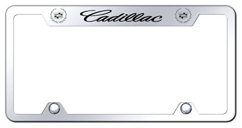 Cadillac Steel Truck Cut-Out Frame - Laser Etched Mirrored