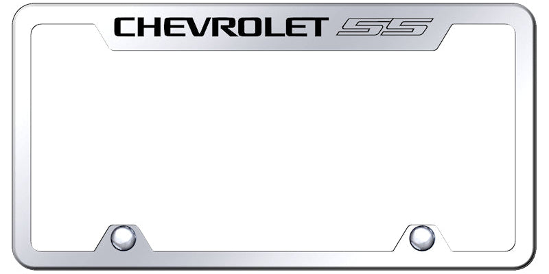 Chevrolet SS Steel Truck Cut-Out Frame - Etched Mirrored