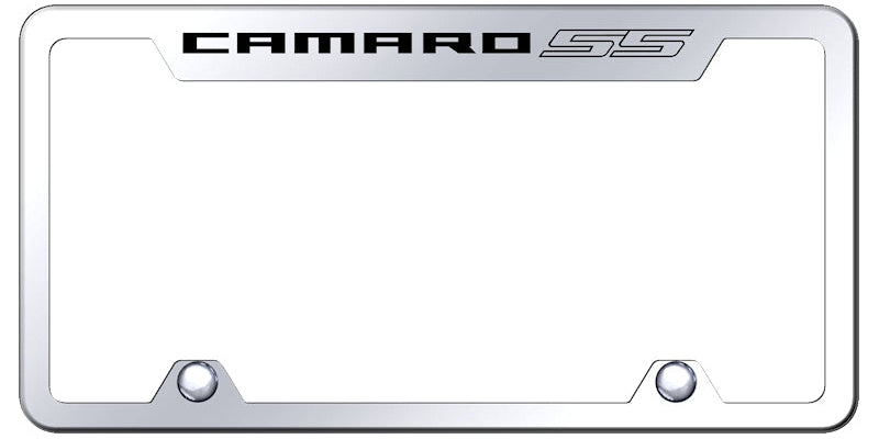 Camaro SS Steel Truck Cut-Out Frame - Laser Etched Mirrored