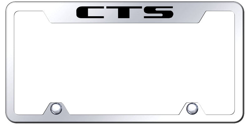 CTS Steel Truck Cut-Out Frame - Laser Etched Mirrored