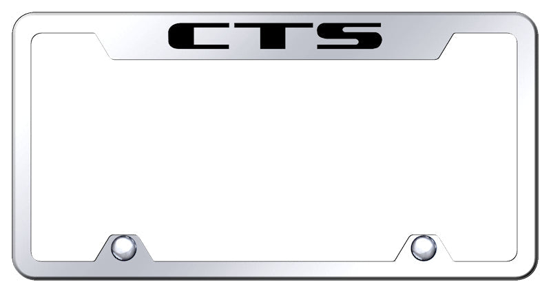 CTS Steel Truck Cut-Out Frame - Laser Etched Mirrored