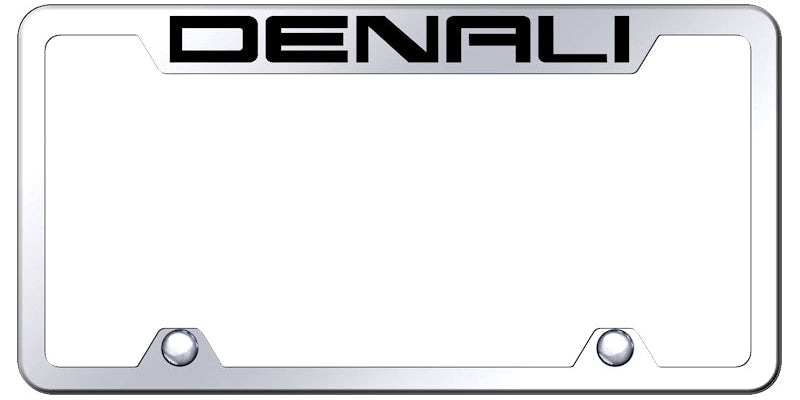 Denali Steel Truck Cut-Out Frame - Laser Etched Mirrored