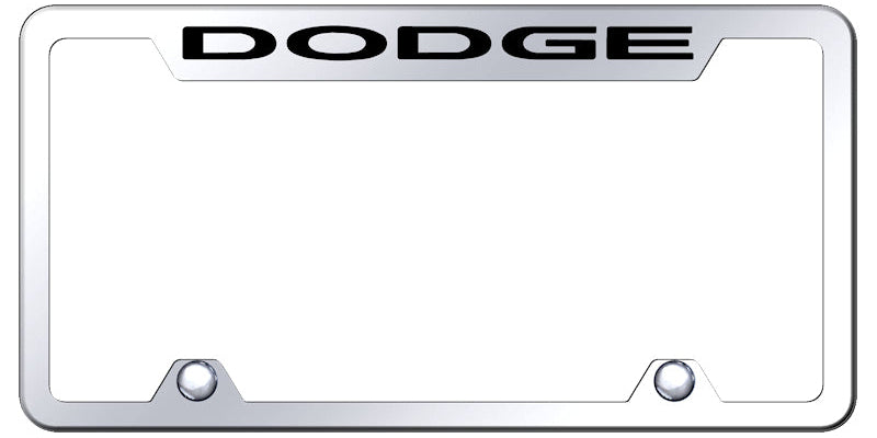 Dodge Steel Truck Cut-Out Frame - Laser Etched Mirrored