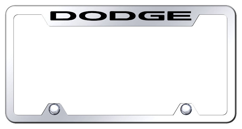 Dodge Steel Truck Cut-Out Frame - Laser Etched Mirrored