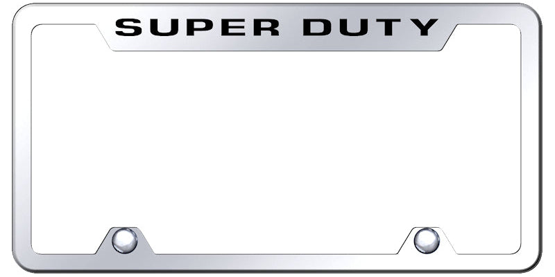 Super Duty Steel Truck Cut-Out Frame - Laser Etched Mirrored